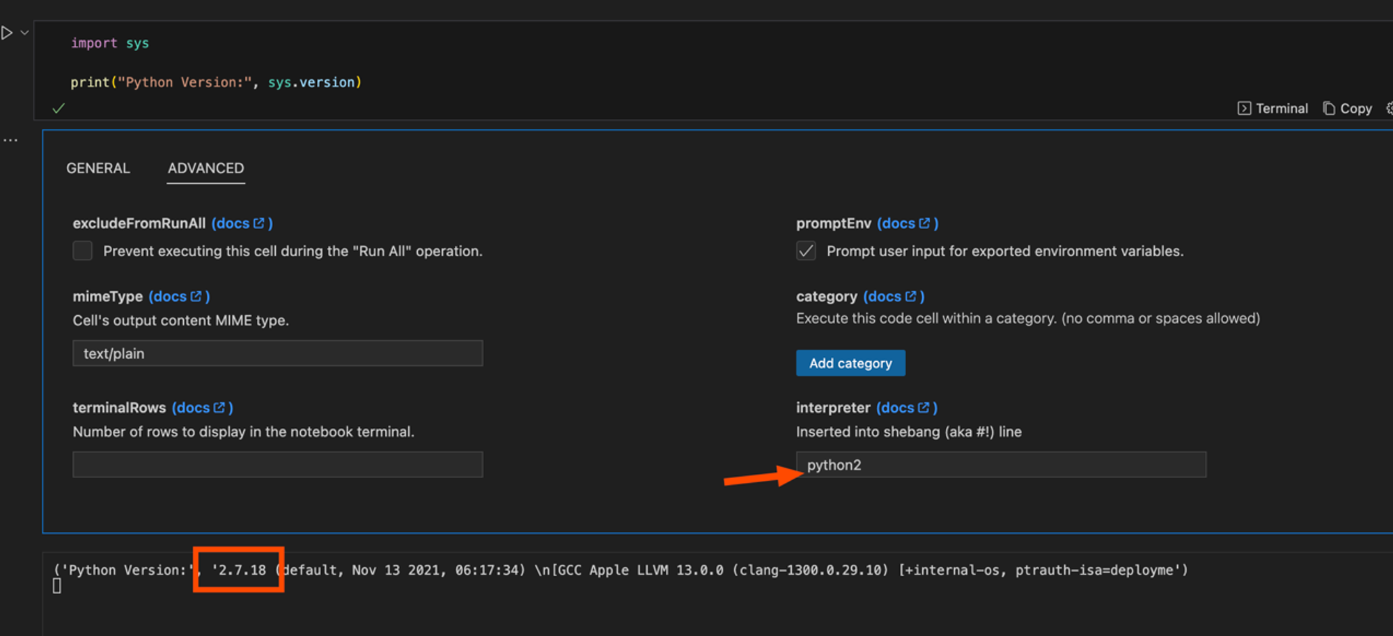 interpreter-output